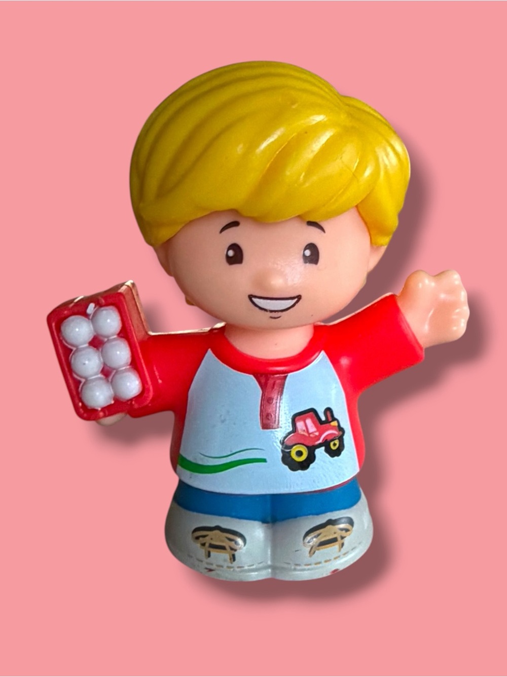 3 for $15 - Fisher Price Little People Eddie with Eggs